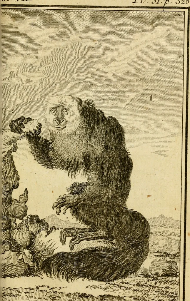 An illustration from Œuvres complètes de M. le C[om]te de Buffon ... : histoire des animaux quadrupèdes, 1775, leaf 398