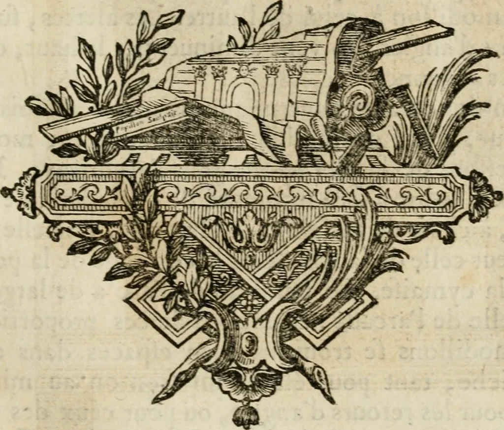 An illustration from uvres d'architecture de Vincent Scamozzi, architecte de la République de Venise, 1764, leaf 206