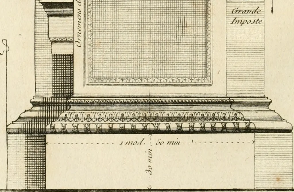 An illustration from uvres d'architecture de Vincent Scamozzi, architecte de la République de Venise, 1764, leaf 237