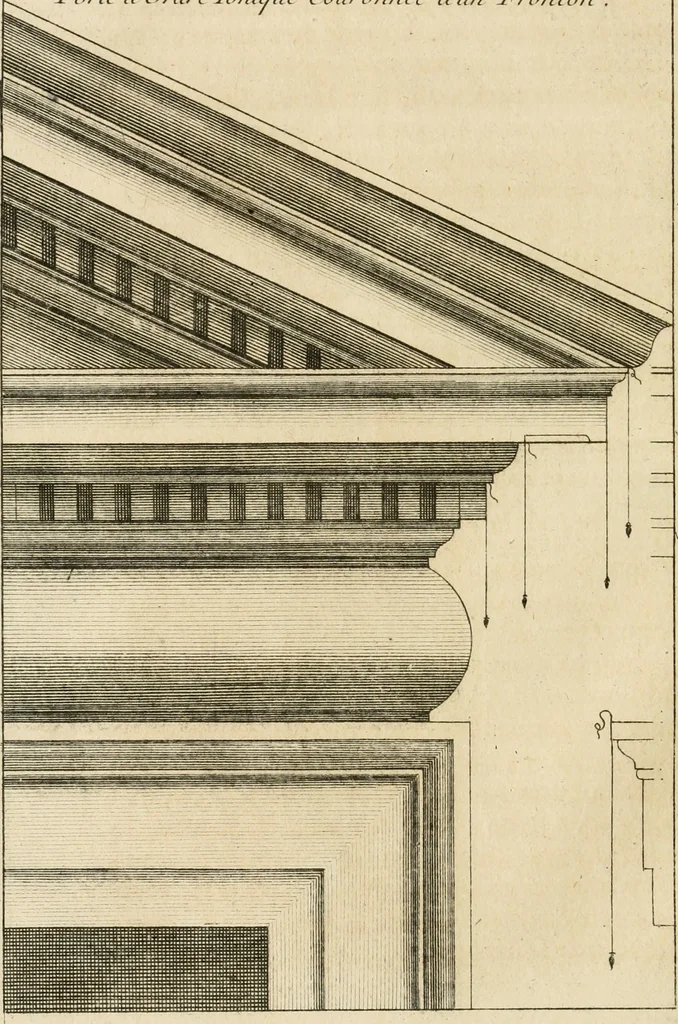An illustration from uvres d'architecture de Vincent Scamozzi, architecte de la République de Venise, 1764, leaf 267