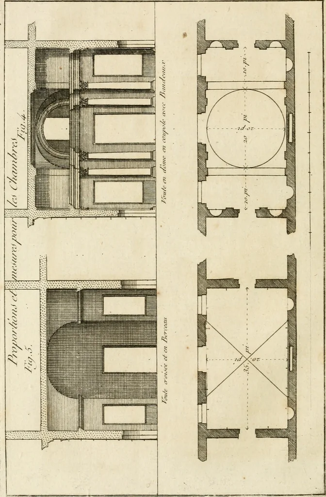 An illustration from uvres d'architecture de Vincent Scamozzi, architecte de la République de Venise, 1764, leaf 279