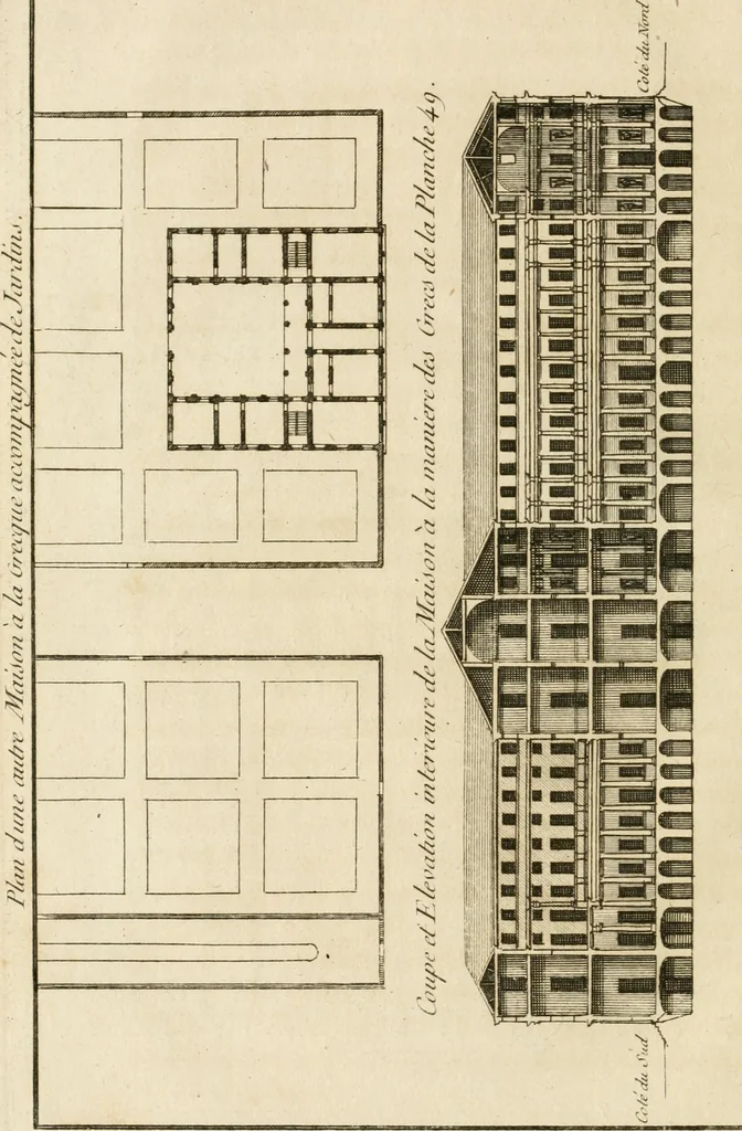 An illustration from uvres d'architecture de Vincent Scamozzi, architecte de la République de Venise, 1764, leaf 303
