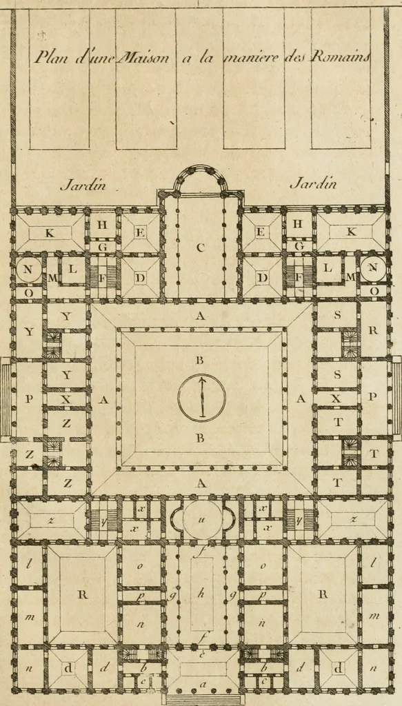 An illustration from uvres d'architecture de Vincent Scamozzi, architecte de la République de Venise, 1764, leaf 306