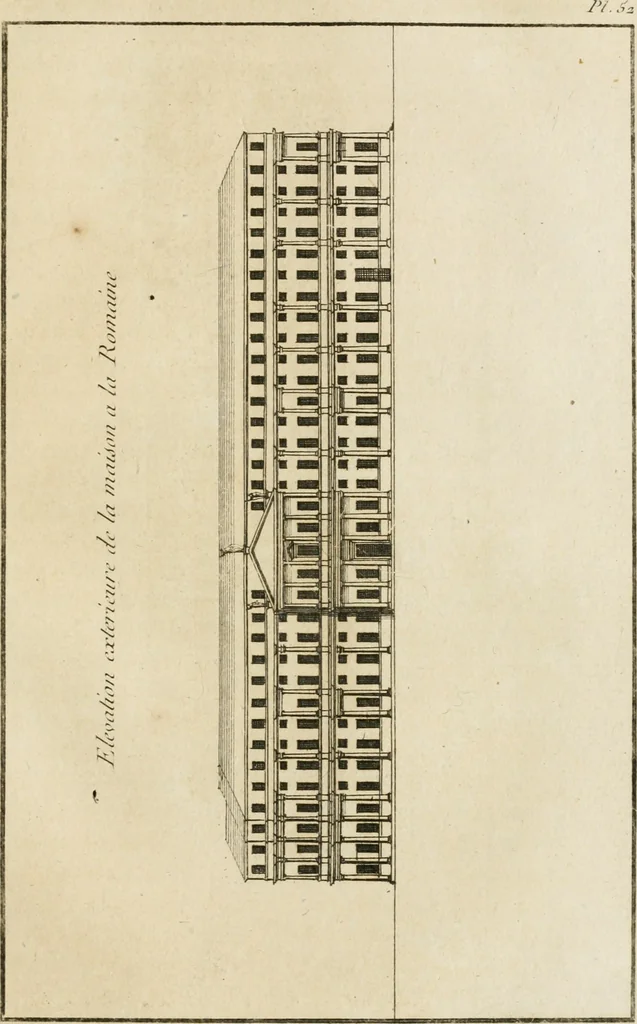 An illustration from uvres d'architecture de Vincent Scamozzi, architecte de la République de Venise, 1764, leaf 308