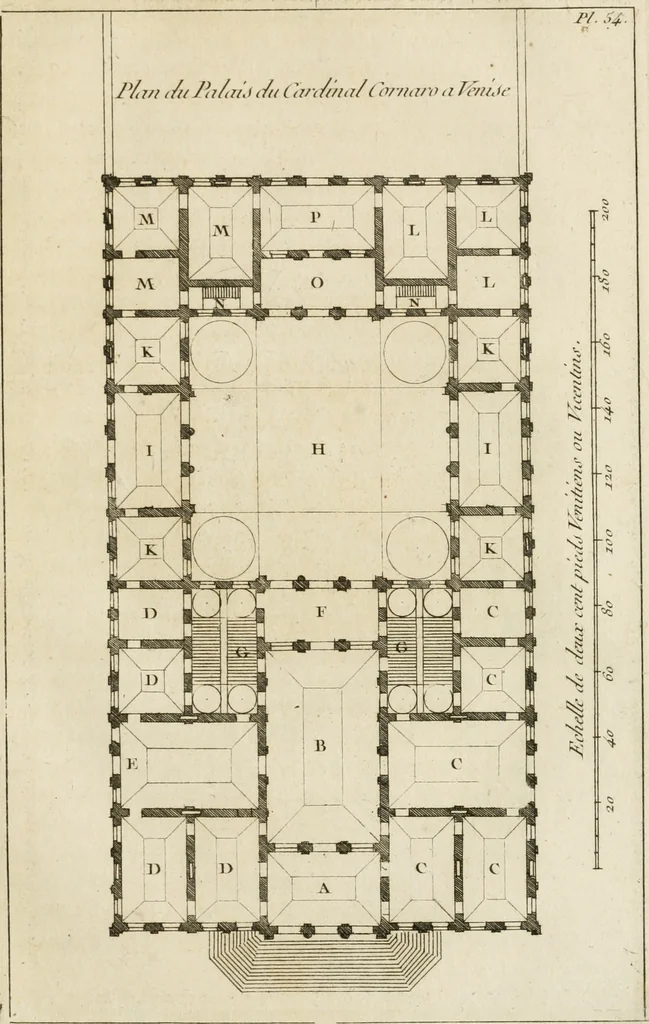 An illustration from uvres d'architecture de Vincent Scamozzi, architecte de la République de Venise, 1764, leaf 312