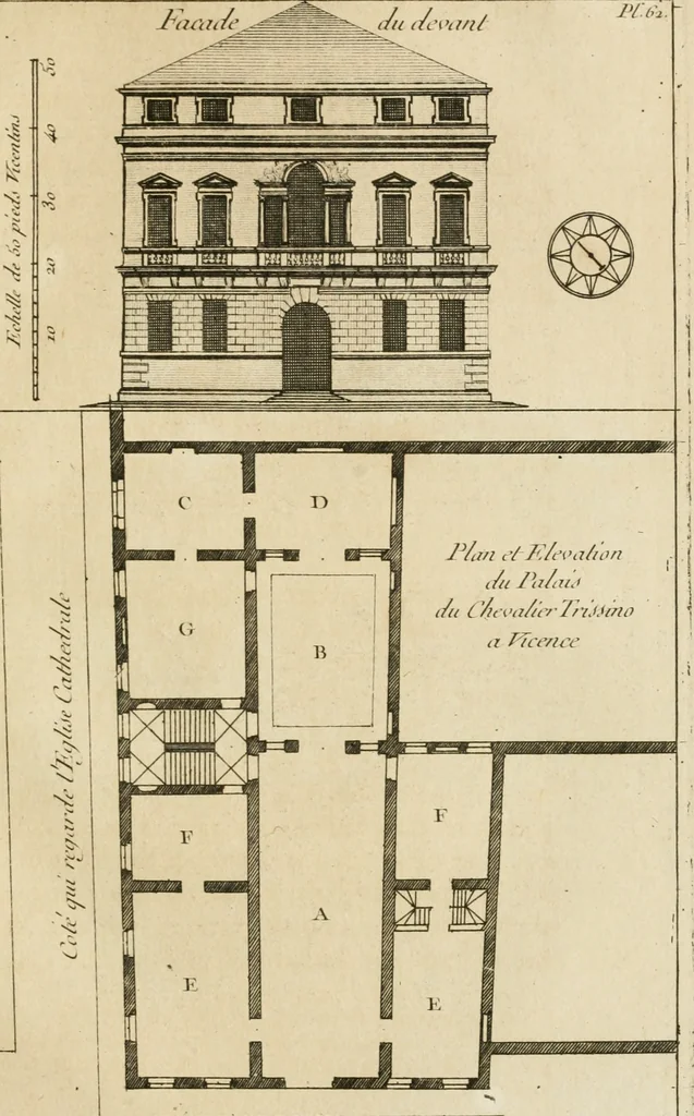 An illustration from uvres d'architecture de Vincent Scamozzi, architecte de la République de Venise, 1764, leaf 328