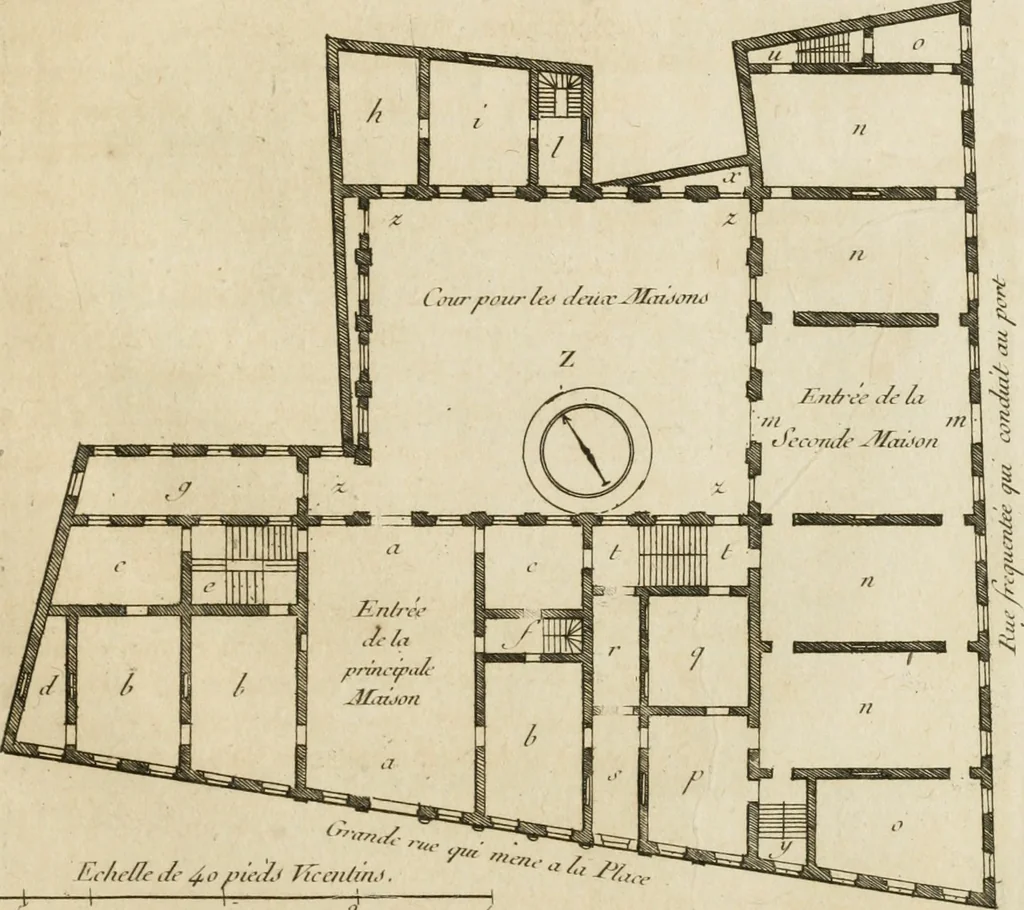 An illustration from uvres d'architecture de Vincent Scamozzi, architecte de la République de Venise, 1764, leaf 336