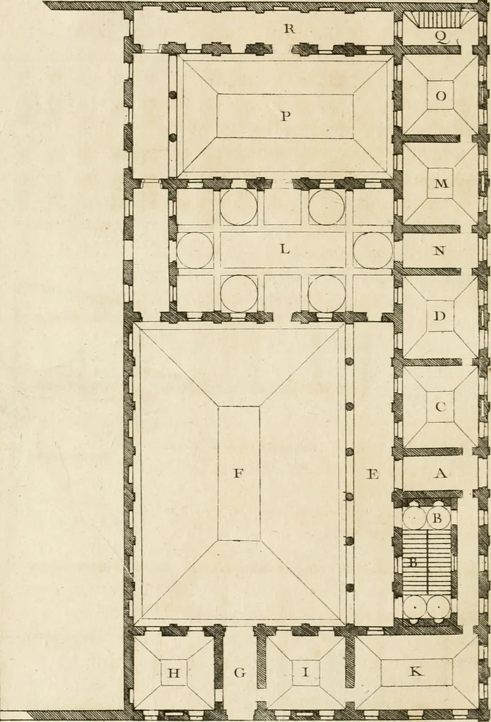 An illustration from uvres d'architecture de Vincent Scamozzi, architecte de la République de Venise, 1764, leaf 337