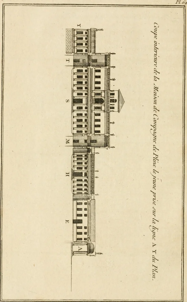 An illustration from uvres d'architecture de Vincent Scamozzi, architecte de la République de Venise, 1764, leaf 345