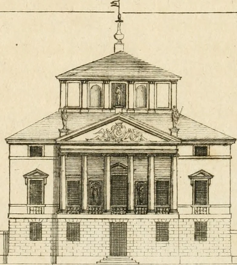 An illustration from uvres d'architecture de Vincent Scamozzi, architecte de la République de Venise, 1764, leaf 353