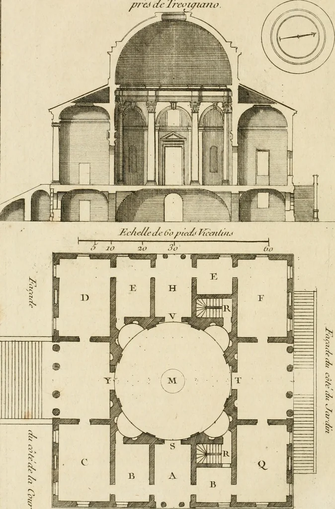 An illustration from uvres d'architecture de Vincent Scamozzi, architecte de la République de Venise, 1764, leaf 361