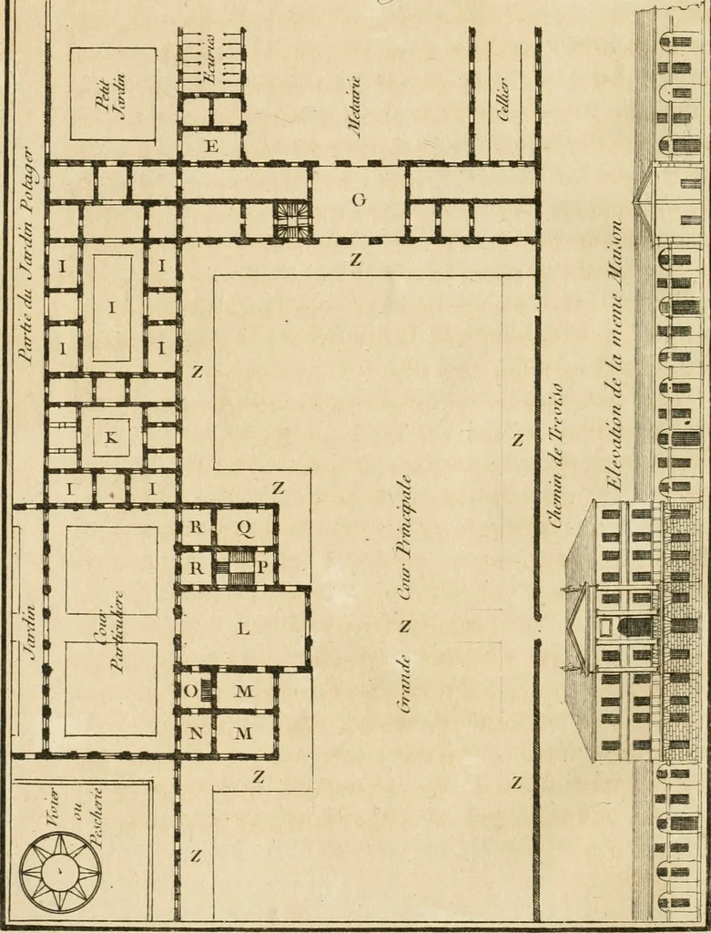 An illustration from uvres d'architecture de Vincent Scamozzi, architecte de la République de Venise, 1764, leaf 365