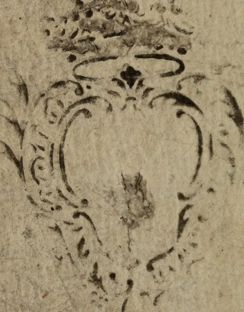 An illustration from Oeuvres de mr. Capistron, nouvelle edition, 1698, leaf 1