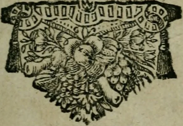 An illustration from Oeuvres de Mr le Baron, 1691, leaf 8