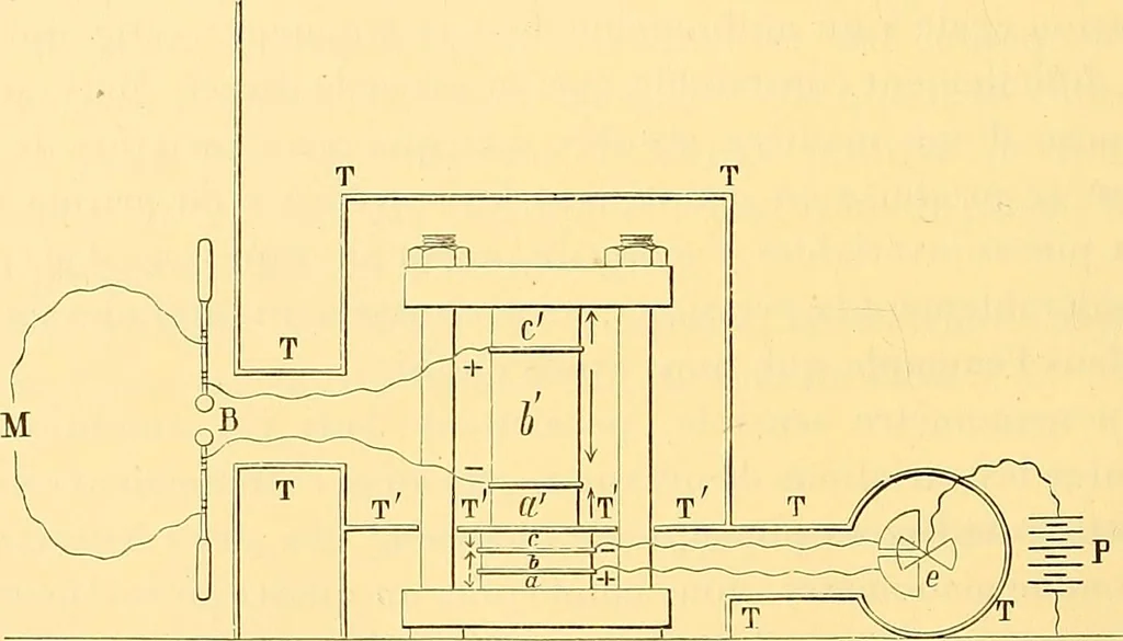 An illustration from Oeuvres de Pierre Curie : publiées par les soins de la Société française de physique, 1908, leaf 69