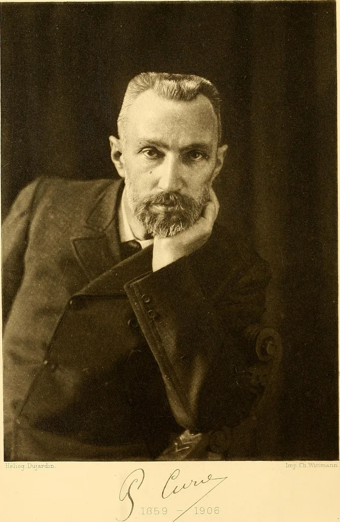 An illustration from Oeuvres de Pierre Curie : publiées par les soins de la Société française de physique, 1908, leaf 9