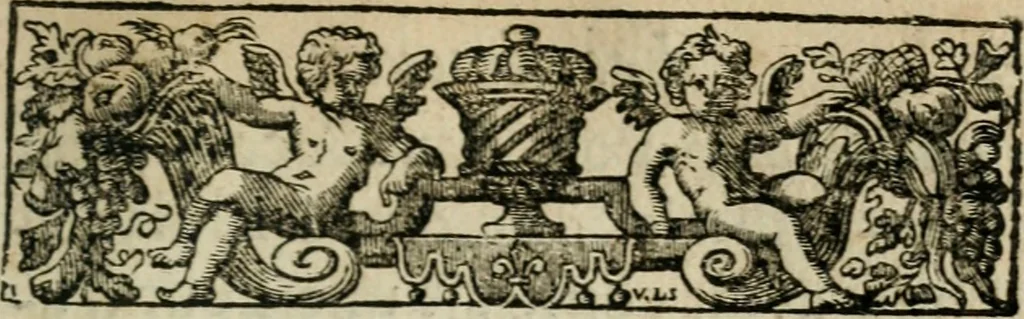An illustration from Oeuvres de sieur de La Chapelle, 1700, leaf 258