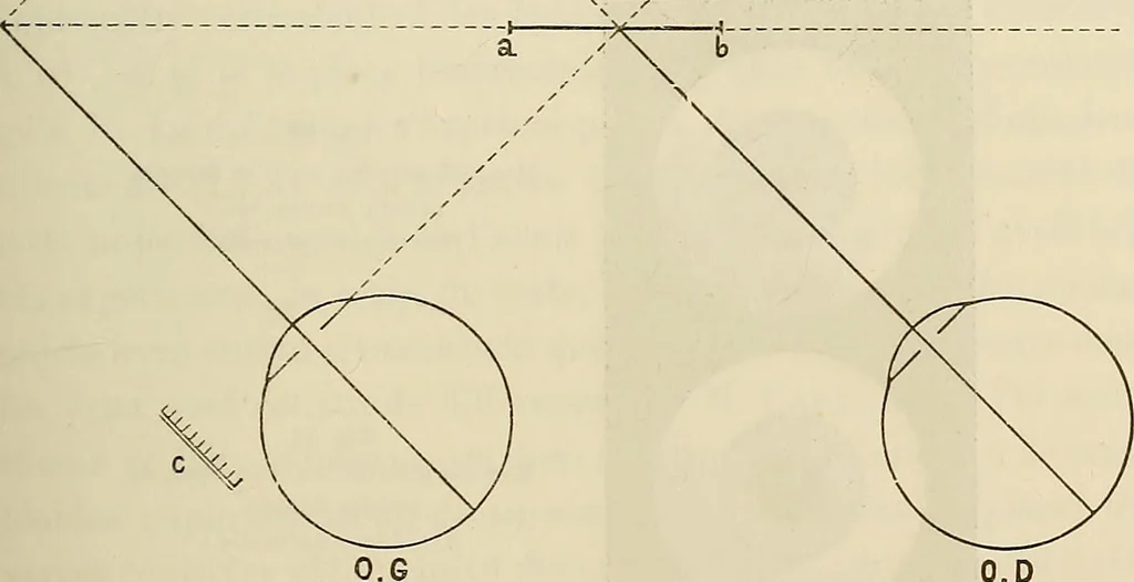An illustration from Oeuvres ophthalmologiques de Thomas Young, 1894, leaf 138