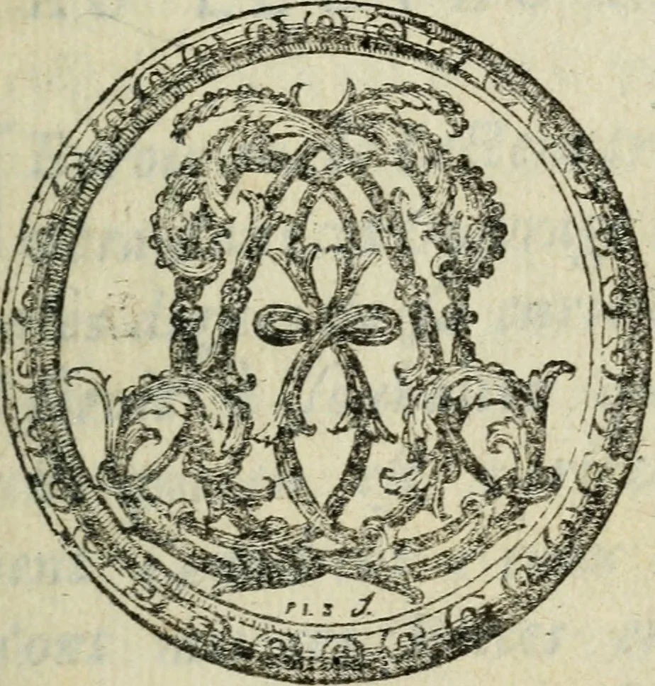 An illustration from Oeuvres posthumes de M.D.S.R, 1693, leaf 10