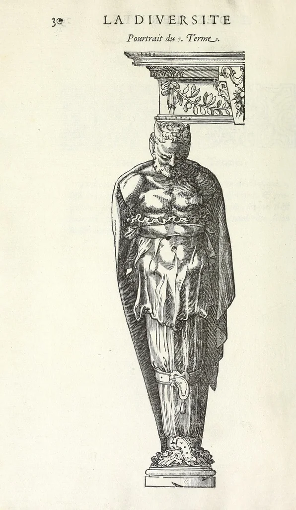 An illustration from Oevvre de la diversite des termes, dont on vse en archítecture, 1572, leaf 34