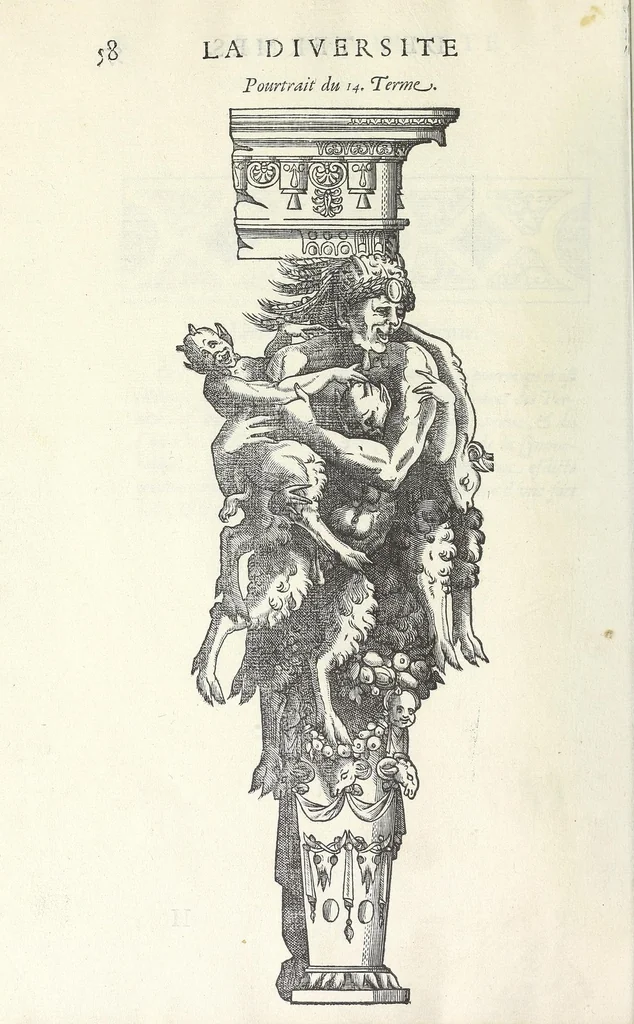 An illustration from Oevvre de la diversite des termes, dont on vse en archítecture, 1572, leaf 62