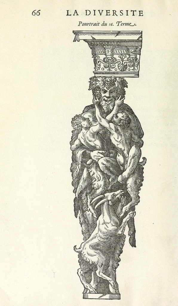 An illustration from Oevvre de la diversite des termes, dont on vse en archítecture, 1572, leaf 70
