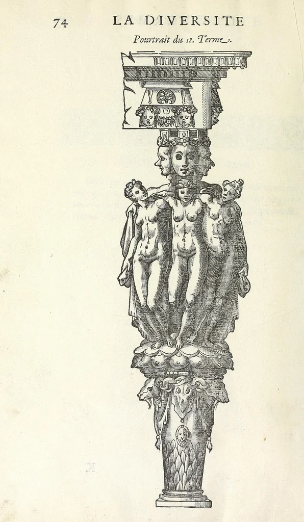 An illustration from Oevvre de la diversite des termes, dont on vse en archítecture, 1572, leaf 78