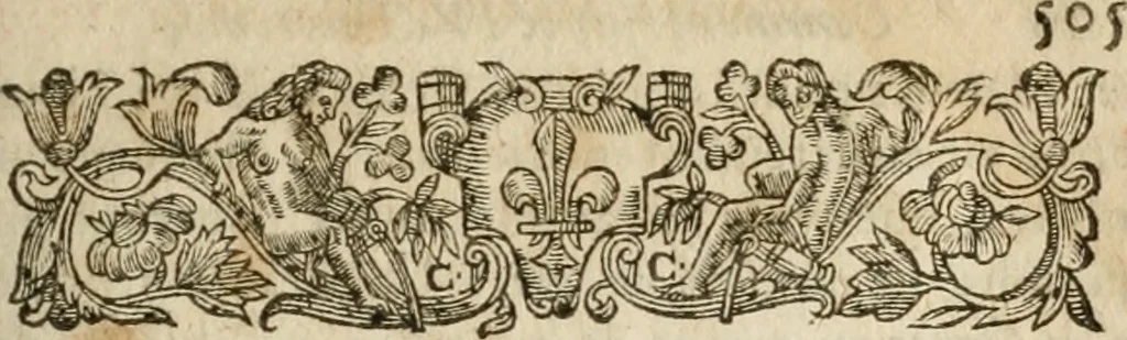 An illustration from Oevvres pharmacevtiqves. Assavoir, vn traicté general de la pharmacie, ensemble vn docte commmentaire sur les quatre theoremes & canons de Mesve, avec deux excellens traictez, l'vn des simples medicaments purgatifs, & l'autre des venins. Le tout accompagné de disputes .., 1628, leaf 534