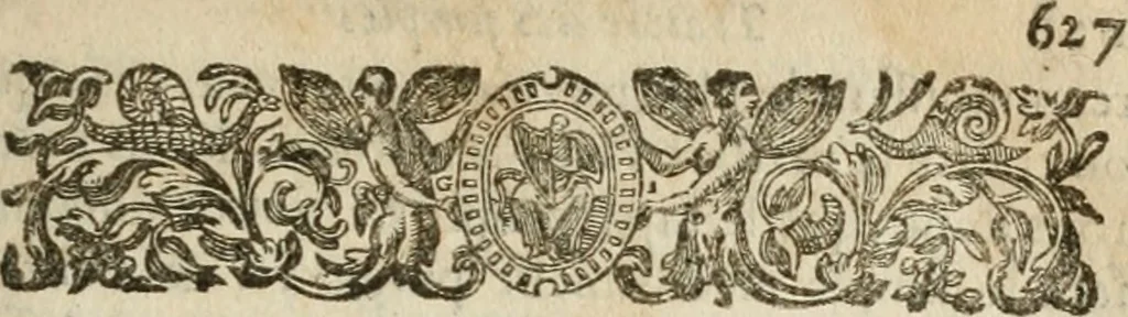 An illustration from Oevvres pharmacevtiqves. Assavoir, vn traicté general de la pharmacie, ensemble vn docte commmentaire sur les quatre theoremes & canons de Mesve, avec deux excellens traictez, l'vn des simples medicaments purgatifs, & l'autre des venins. Le tout accompagné de disputes .., 1628, leaf 636