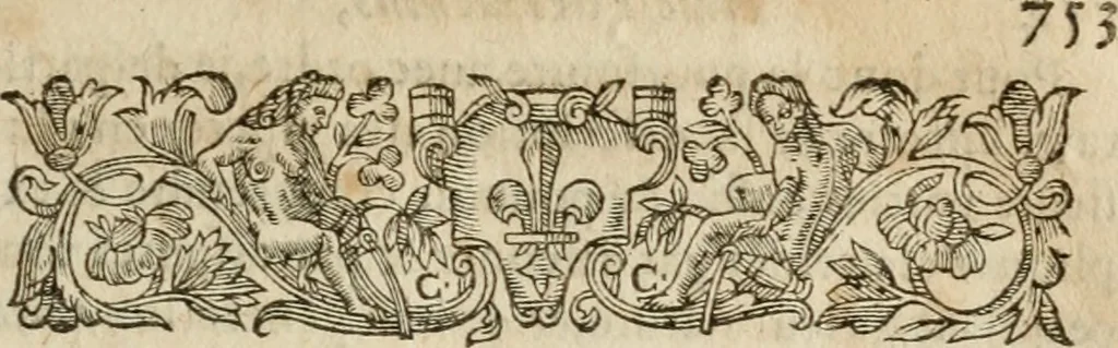An illustration from Oevvres pharmacevtiqves. Assavoir, vn traicté general de la pharmacie, ensemble vn docte commmentaire sur les quatre theoremes & canons de Mesve, avec deux excellens traictez, l'vn des simples medicaments purgatifs, & l'autre des venins. Le tout accompagné de disputes .., 1628, leaf 762