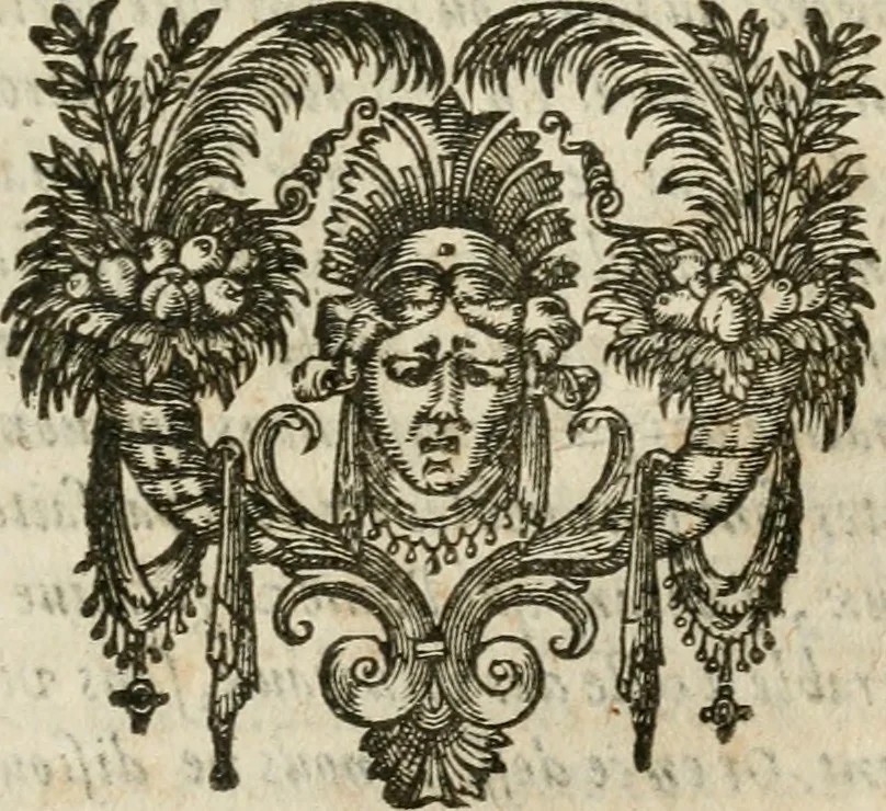 An illustration from Oevvres pharmacevtiqves. Assavoir, vn traicté general de la pharmacie, ensemble vn docte commmentaire sur les quatre theoremes & canons de Mesve, avec deux excellens traictez, l'vn des simples medicaments purgatifs, & l'autre des venins. Le tout accompagné de disputes .., 1628, leaf 834