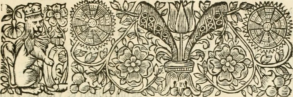 An illustration from Of the advancement and proficience of learning: or, The partitions of sciences, nine books, 1674, leaf 32