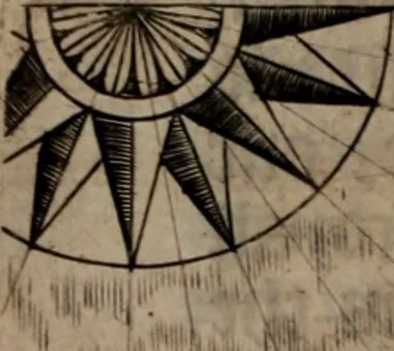 An illustration from Of the dominion, or, ownership of the sea two books. In the first is shew'd, that the sea, by the lavv of nature, or nations, is not common to all men, but capable of private dominion or proprietie, as well as the land. In the second is proved, that the dominion of the British sea, or that which incompasseth the isle of Great Britain, is, and ever hath been, a part or appendant of the empire of that island. Written at first in Latin, and entituled, Mare clausum seu, De dominio maris, by John Selden ... Translated into English; and set forth with som additional evidences and discourses, 1652, leaf 415