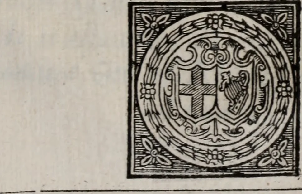 An illustration from Of the dominion, or, ownership of the sea two books. In the first is shew'd, that the sea, by the lavv of nature, or nations, is not common to all men, but capable of private dominion or proprietie, as well as the land. In the second is proved, that the dominion of the British sea, or that which incompasseth the isle of Great Britain, is, and ever hath been, a part or appendant of the empire of that island. Written at first in Latin, and entituled, Mare clausum seu, De dominio maris, by John Selden ... Translated into English; and set forth with som additional evidences and discourses, 1652, leaf 550