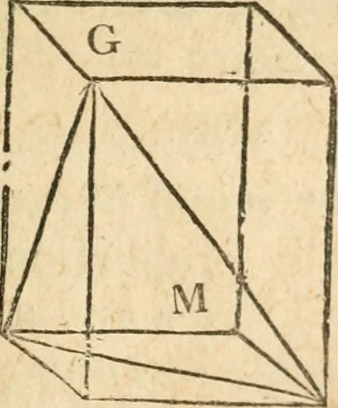 An illustration from The elements of Euclid : viz, the first six books, together with the eleventh and twelfth : the errors, by which Theon, or others, have long ago vitiated these books, are corrected, and some of Euclid's demonstrations are restored : also, The book of Euclid's data, in like manner corrected, 1834, leaf 216