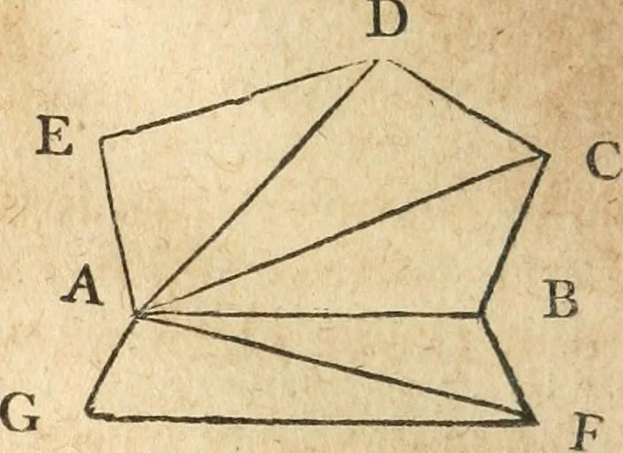 An illustration from The elements of Euclid : viz, the first six books, together with the eleventh and twelfth : the errors, by which Theon, or others, have long ago vitiated these books, are corrected, and some of Euclid's demonstrations are restored : also, The book of Euclid's data, in like manner corrected, 1834, leaf 331