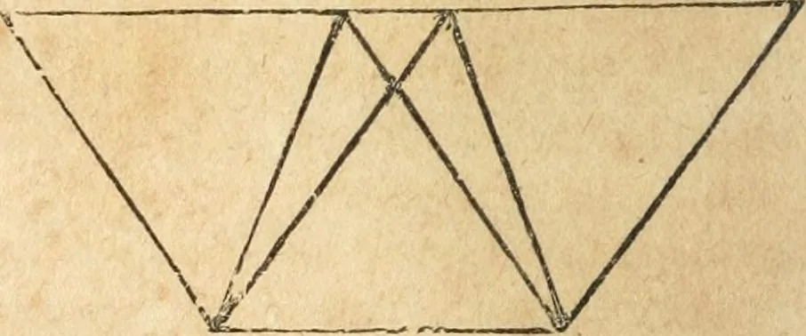 An illustration from The elements of Euclid : viz, the first six books, together with the eleventh and twelfth : the errors, by which Theon, or others, have long ago vitiated these books, are corrected, and some of Euclid's demonstrations are restored : also, The book of Euclid's data, in like manner corrected, 1834, leaf 37