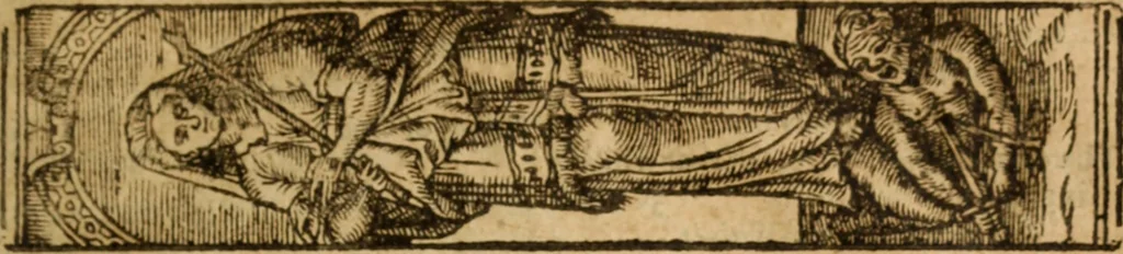An illustration from The breast plate of faith and love ... : delivered in 18 sermons upon three severall texts, 1630, leaf 586