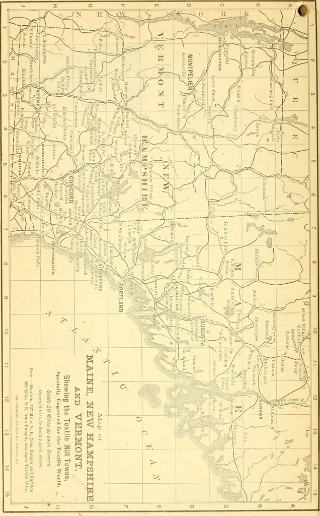 An illustration from Official American textile directory; containing reports of all the textile manufacturing establishments in the United States and Canada, together with the yarn trade index ... Comp. annually by the Textile world journal, 1901, leaf 101