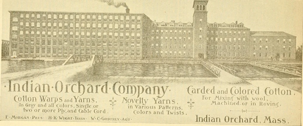 An illustration from Official American textile directory; containing reports of all the textile manufacturing establishments in the United States and Canada, together with the yarn trade index ... Comp. annually by the Textile world journal, 1901, leaf 120