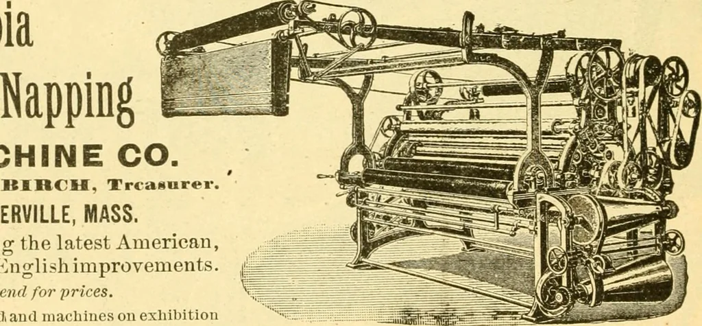 An illustration from Official American textile directory; containing reports of all the textile manufacturing establishments in the United States and Canada, together with the yarn trade index ... Comp. annually by the Textile world journal, 1901, leaf 17