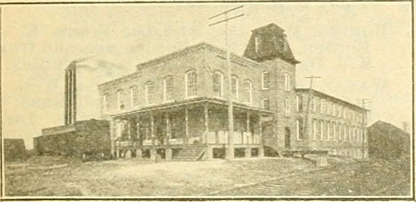 An illustration from Official American textile directory; containing reports of all the textile manufacturing establishments in the United States and Canada, together with the yarn trade index ... Comp. annually by the Textile world journal, 1901, leaf 184