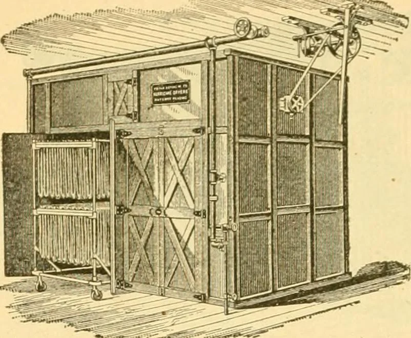 An illustration from Official American textile directory; containing reports of all the textile manufacturing establishments in the United States and Canada, together with the yarn trade index ... Comp. annually by the Textile world journal, 1901, leaf 21