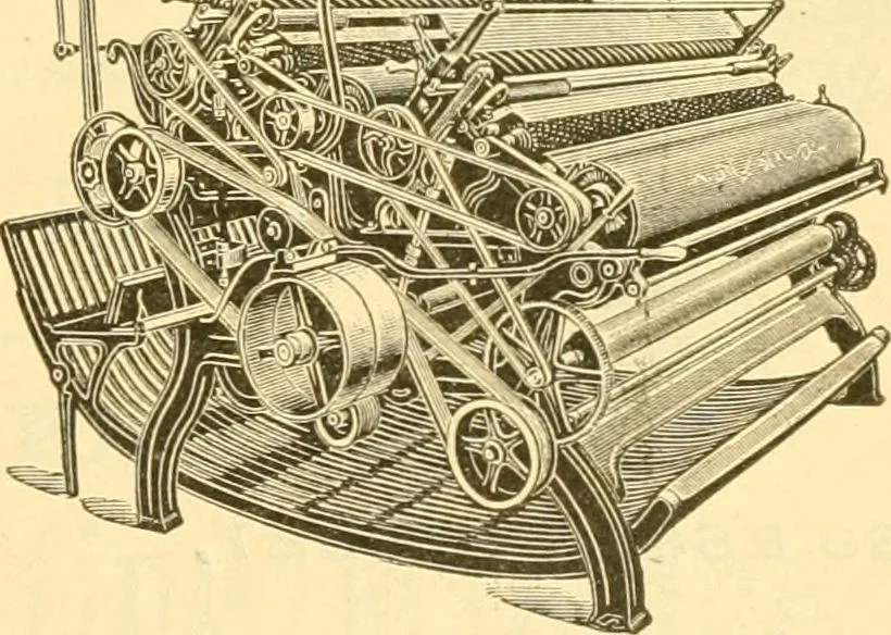 An illustration from Official American textile directory; containing reports of all the textile manufacturing establishments in the United States and Canada, together with the yarn trade index ... Comp. annually by the Textile world journal, 1901, leaf 22