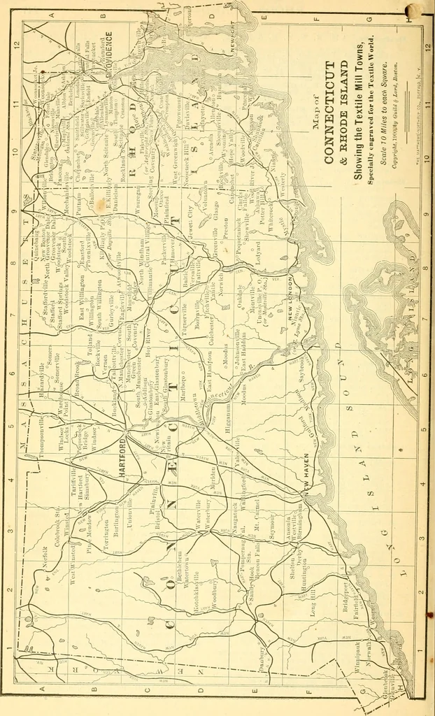 An illustration from Official American textile directory; containing reports of all the textile manufacturing establishments in the United States and Canada, together with the yarn trade index ... Comp. annually by the Textile world journal, 1901, leaf 247