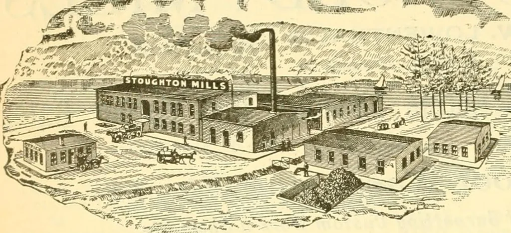 An illustration from Official American textile directory; containing reports of all the textile manufacturing establishments in the United States and Canada, together with the yarn trade index ... Comp. annually by the Textile world journal, 1901, leaf 329