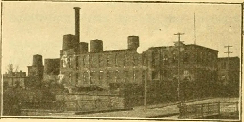 An illustration from Official American textile directory; containing reports of all the textile manufacturing establishments in the United States and Canada, together with the yarn trade index ... Comp. annually by the Textile world journal, 1901, leaf 443