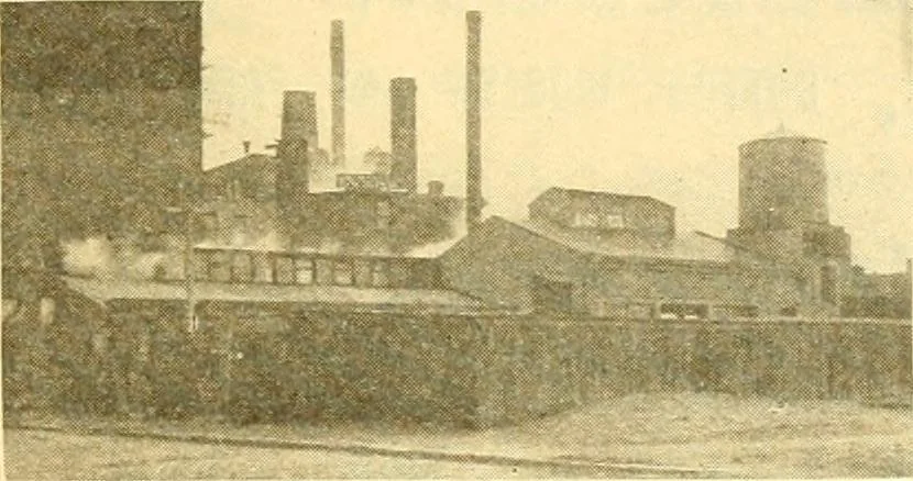 An illustration from Official American textile directory; containing reports of all the textile manufacturing establishments in the United States and Canada, together with the yarn trade index ... Comp. annually by the Textile world journal, 1901, leaf 444
