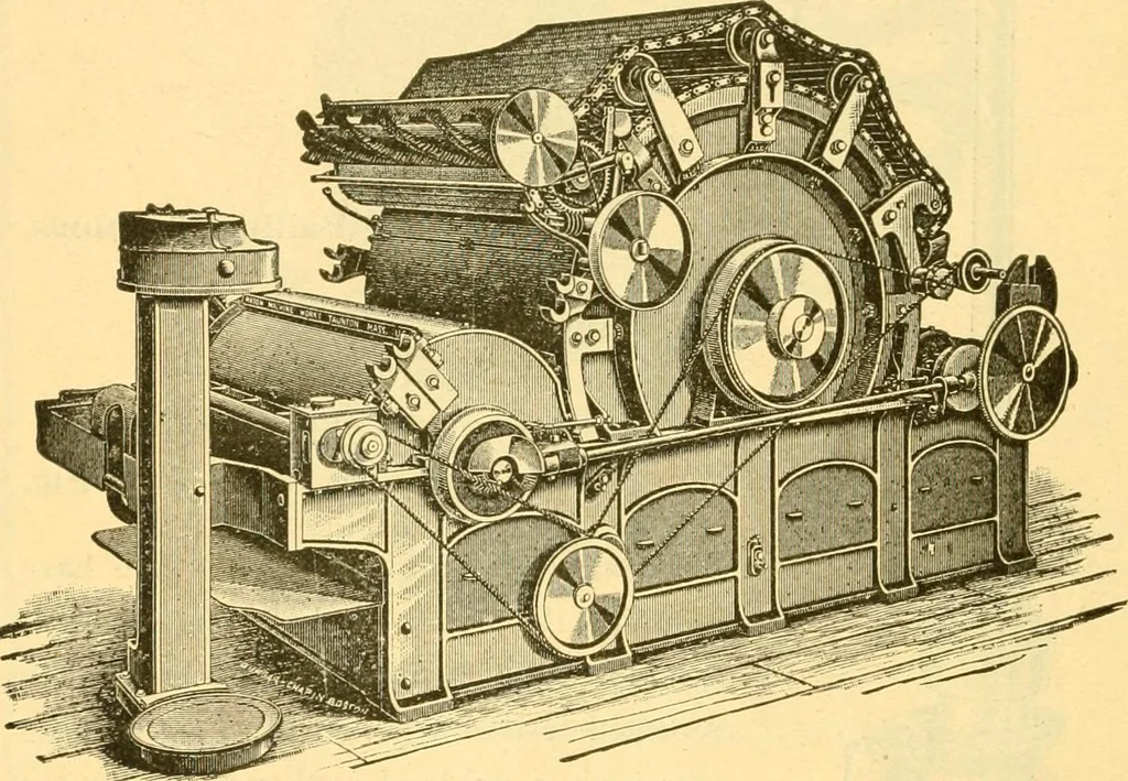 An illustration from Official American textile directory; containing reports of all the textile manufacturing establishments in the United States and Canada, together with the yarn trade index ... Comp. annually by the Textile world journal, 1901, leaf 7