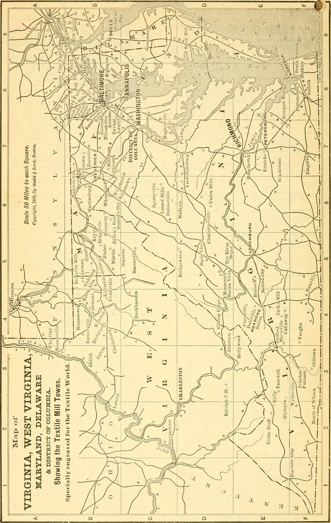 An illustration from Official American textile directory; containing reports of all the textile manufacturing establishments in the United States and Canada, together with the yarn trade index ... Comp. annually by the Textile world journal, 1901, leaf 81